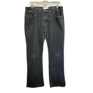 Scarlet Womens Size XXL Blue  Solid BootCut Jeans